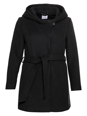 Продается с доставкой брендовое укороченное пальто с широким капюшоном в онлайн магазине Апарт