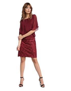Купить по низкой цене полуприлегающее платье со сборками в интернет-магазине Апарт