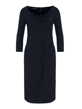 Купить по выгодной цене обтягивающее платье с рукавами с подгибкой и двойной отделочной строчкой в интернет-магазине Апарт