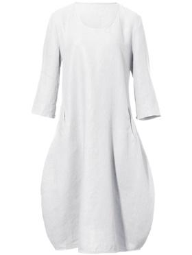 Покупка по выгодной цене популярного платья из натурального льна в онлайн магазине Апарт