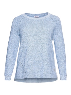Предлагается с доставкой по России эксклюзивный пуловер с зигзагообразным узором в передней части в интернет-магазине Апарт