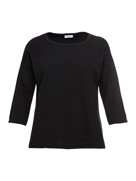 Предлагается модный пуловер  в стиле оверсайз с заниженными плечами в онлайн аутлете Апарт