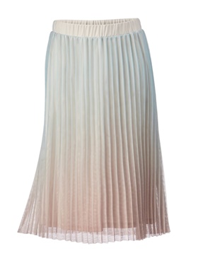 Покупка по акции трендовой юбки в нежных пастельных тонах с эффектом градиента в аутлете Апарт