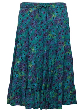 Купить по сниженной цене юбку с воланами на полотнищах в интернет-магазине Апарт