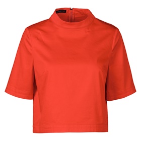 Приобрести выгодно стильную блузку APART с воротником стойкой на выставке Апарт