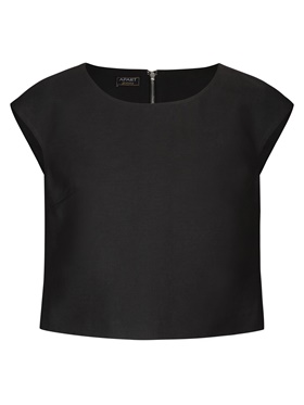 Купить дешево короткую блузку с декоративной застежкой на сайте Апарт