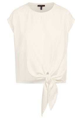 Покупка по сниженной цене красивой стильной рубашки APART из сочетания двух материалов на витрине Апарт