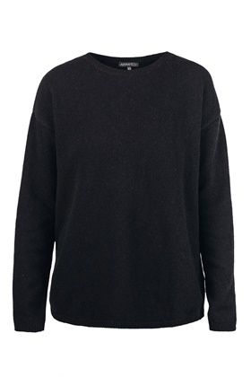 Приобрести с доставкой наложенным платежом кашемировый пуловер с манжетами на рукавах в интернет-магазине Апарт