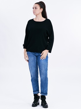 Продажа стильного пуловера от APART со свободным кроем в интернет-магазине Апарт