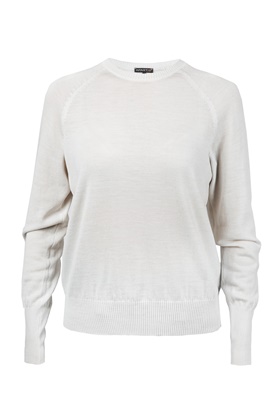 Покупка с доставкой наложенным платежом пуловера с круглым воротом APART из мериносовой шерсти в онлайн магазине Апарт