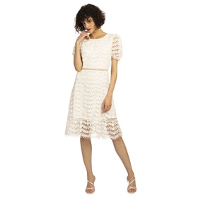 Продажа нежного кружевного платья APART в  цвете бордо на онлайн выставке Апарт