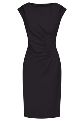 Оформить покупку стильного платья APART с драпировкой сбоку на онлайн распродаже Апарт