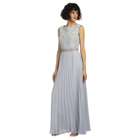 Предлагается вечернее платье APART в дымчато-голубом цвете на онлайн распродаже Апарт