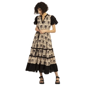 Продается по специальной цене трендовое платье APART из хлопка в онлайн аутлете Апарт