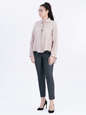 Сделать покупку стильной блузки APART из хлопковой ткани на онлайн выставке Апарт