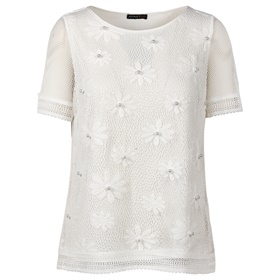 Предлагается с доставкой по Москве красивая элегантная блузка APART из полупрозрачной ткани на онлайн выставке Апарт