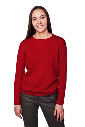 Купить с бонусами пуловер из ткани шерсти с эластичными манжетами в интернет-магазине Апарт