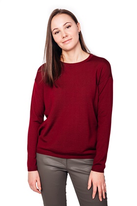 Купить с доставкой на дом зимний пуловер с узкими манжетами в интернет-магазине Апарт