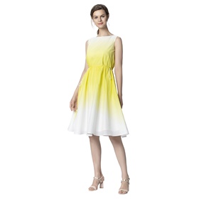 Покупка полуприлегающего платья с цельнокроеным узким поясом в интернет-магазине Апарт