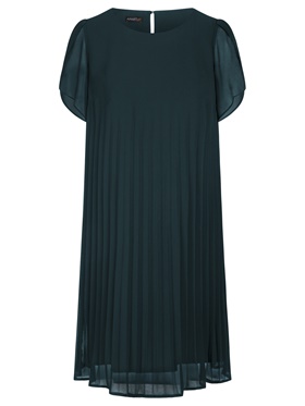 Продается выгодно короткое платье с плиссированными складками на полотнищах в аутлете магазина Апарт