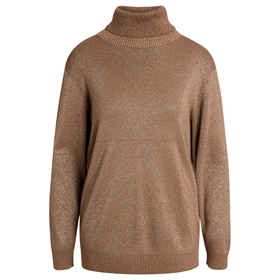 Оформить покупку длинного пуловера с широкой эластичной цельнокроеной манжетой на рукаве в аутлете Апарт