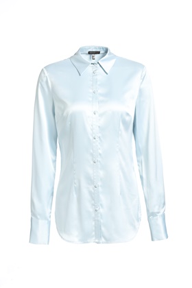 Купить с гарантией доставки прилегающую блузку с широкими манжетами в интернет-магазине Апарт