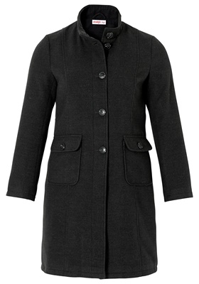 Предлагается с бонусами свободное пальто с карманами на полочке впереди с широким клапаном на онлайн выставке Апарт