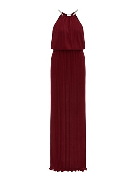 Покупка со скидкой длинного платья со складками в интернет-магазине Апарт