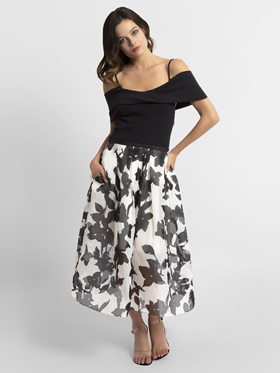 Оформить покупку выпускного платья с подкладкой из искусственной ткани до колен в аутлете Апарт