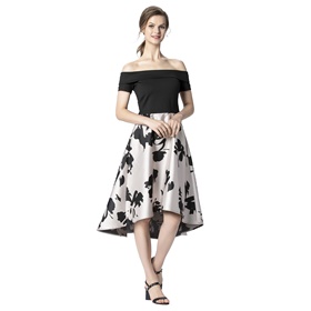 Покупка со скидкой платья с узкими втачными прямыми рукавами с подгибкой в интернет-магазине Апарт