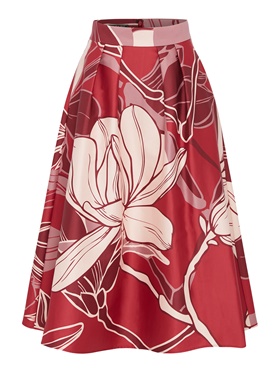 Купить выгодно юбку А-силуэта с притачным поясом в интернет-магазине Апарт
