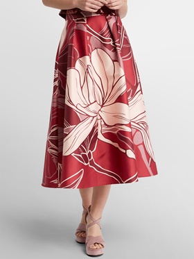 Купить выгодно юбку А-силуэта с притачным поясом в интернет-магазине Апарт